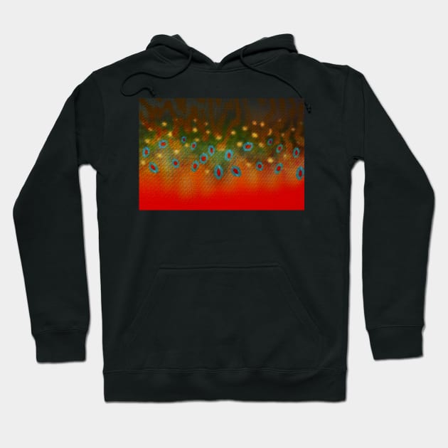 Brook Trout Colors Hoodie by MikaelJenei